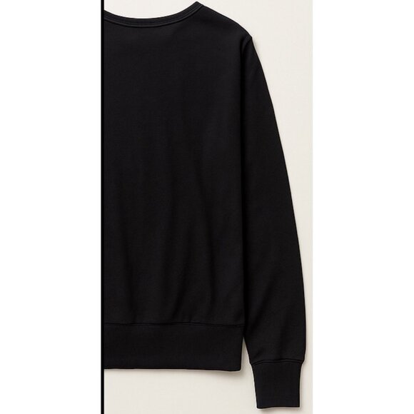 L’AGENCE Kimora Ballet Neck Black Sweatshirt New With Tags Size Small - Picture 12 of 16